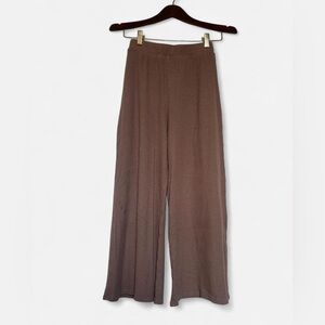 Wide Leg Brown Pants